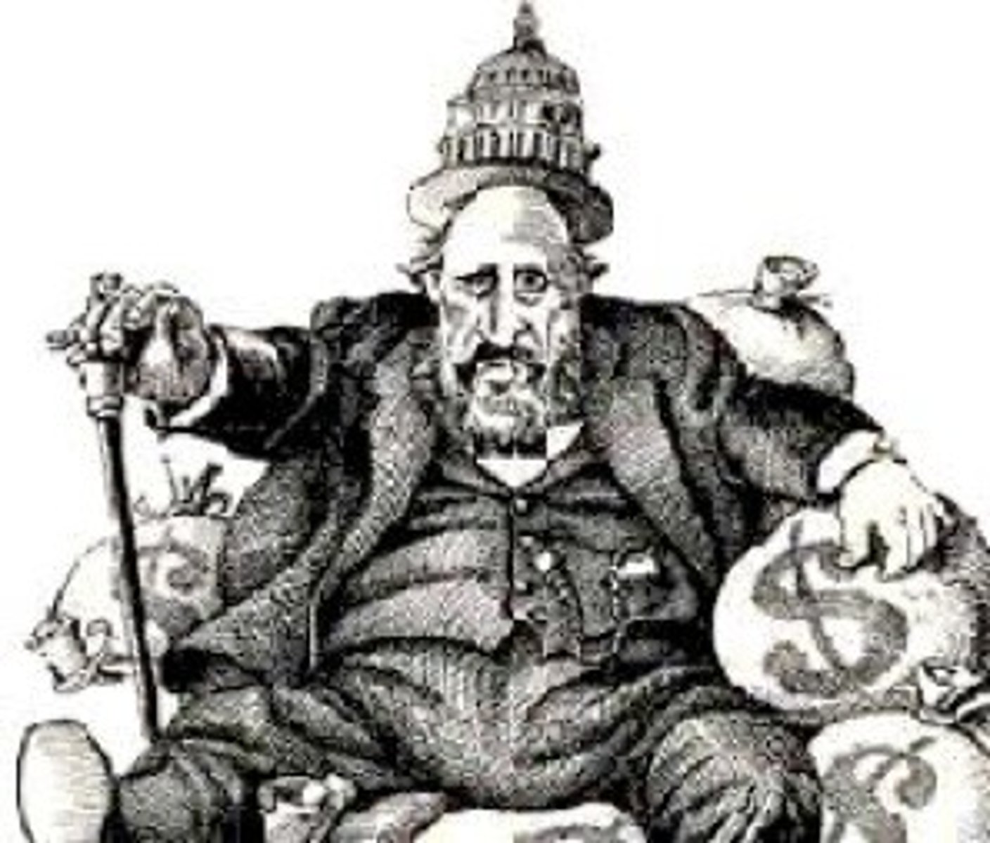 <p>Corrupt organized groups that controlled political parties in the cities. A boss leads the machine and attempts to grab more votes for his party.</p>