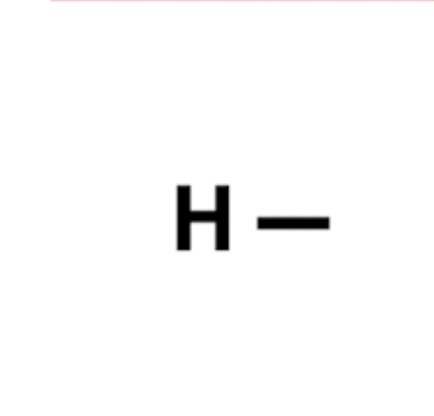 <p>Hydrogen - One Bond</p>
