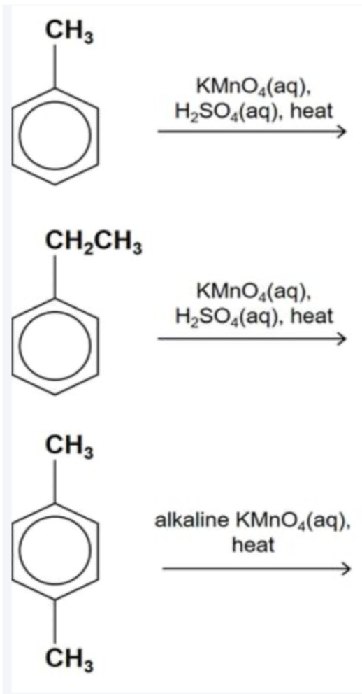 <p>Describe these reactions </p>