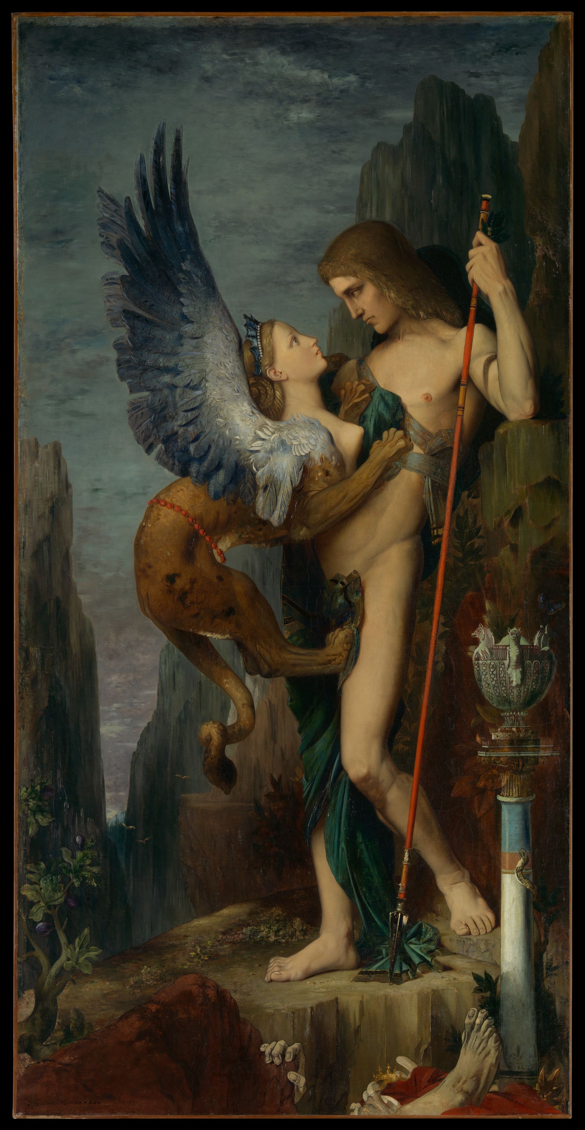 <p>Oedipe et le Sphinx</p>