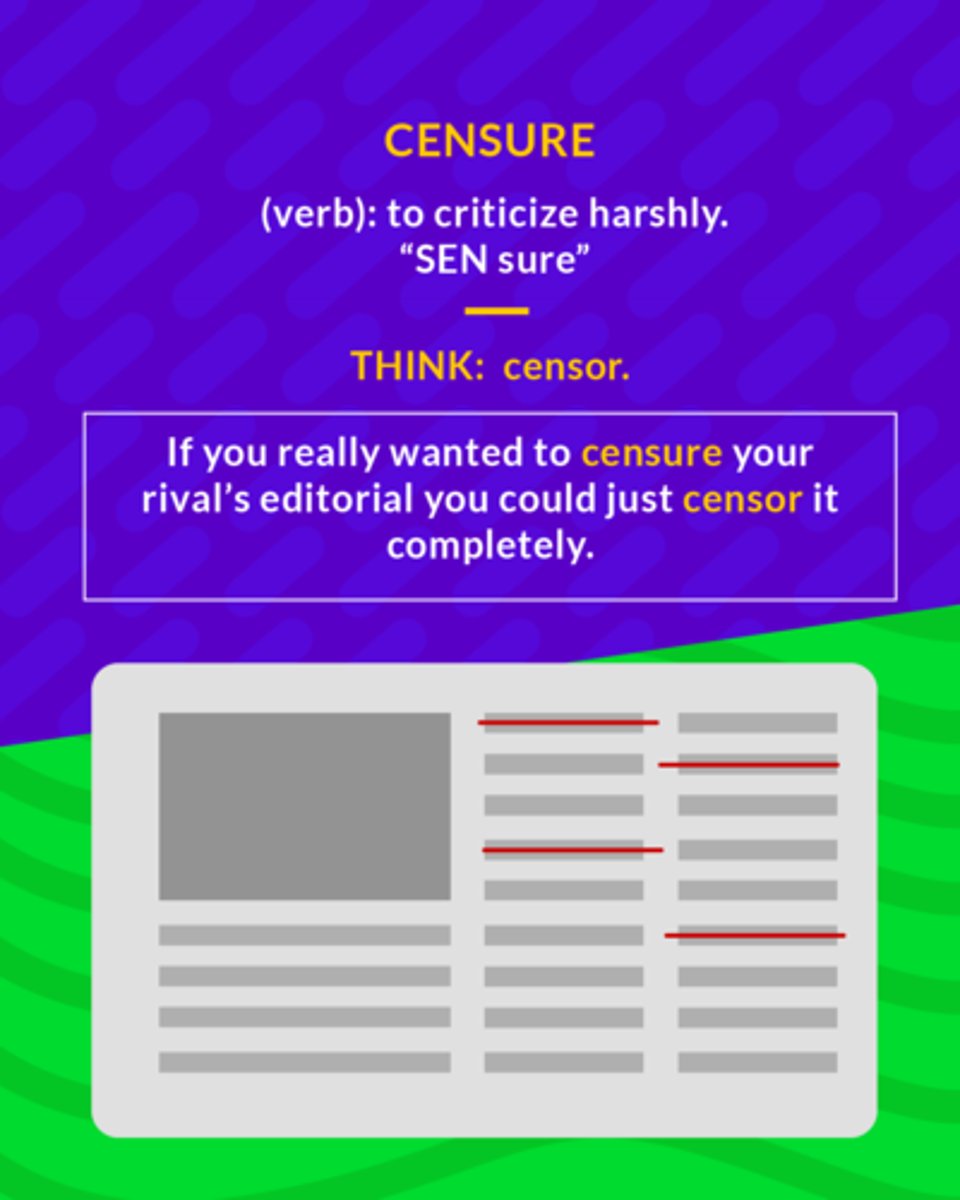 <p>(verb) to criticize harshly</p>