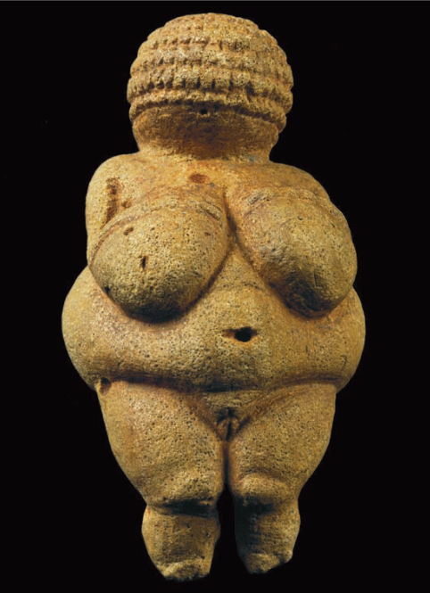 <ul><li><p>Paleolithic</p></li><li><p>Sculpture had a face covered by braids</p></li><li><p>Large, exaggerated body</p></li><li><p>Name Venus doesn't suit this piece as the Goddess Venus wasn't presented at that time</p></li><li><p>Statue could be about fertility</p></li></ul><p></p>