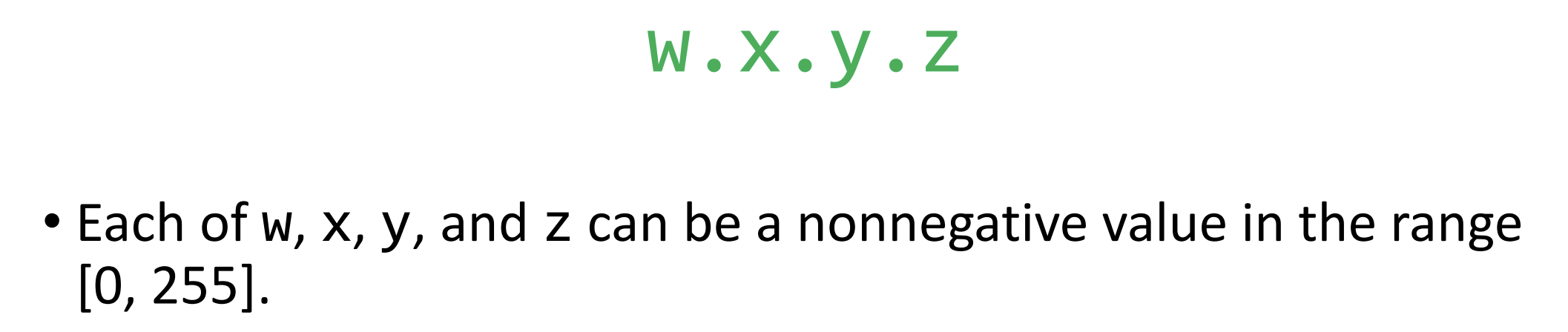 <p>32-bit address of a machine used to uniquely identify itself on the Internet which allows it to send information out and also receive information back to the correct location.</p>