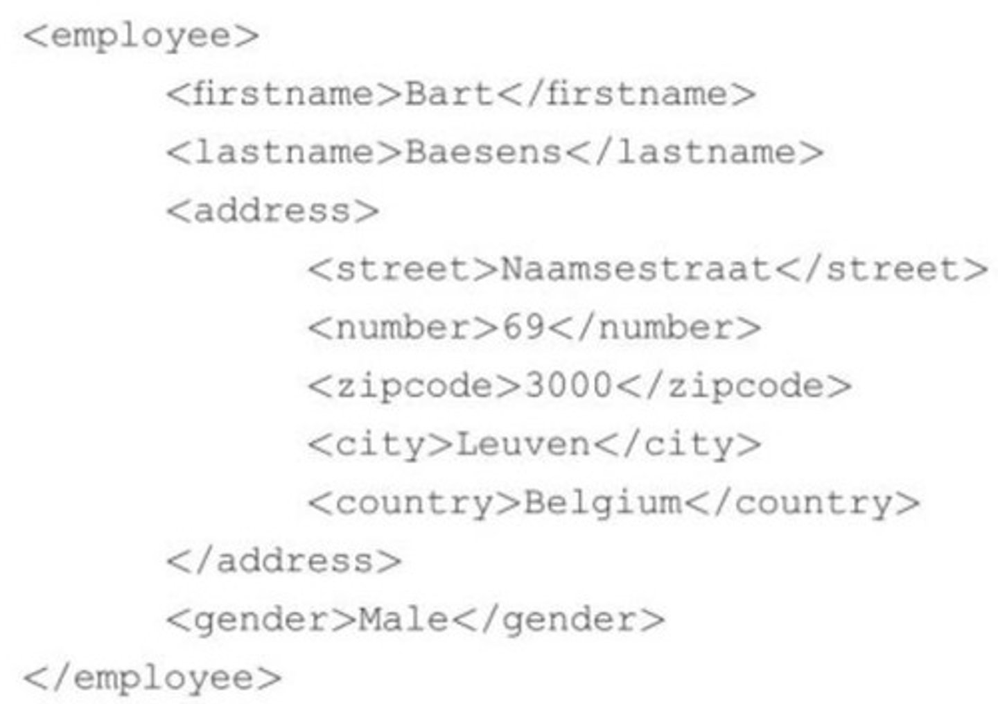 <p>XML is used to store data and has led to the development of XML-enabled DBMSs.</p>