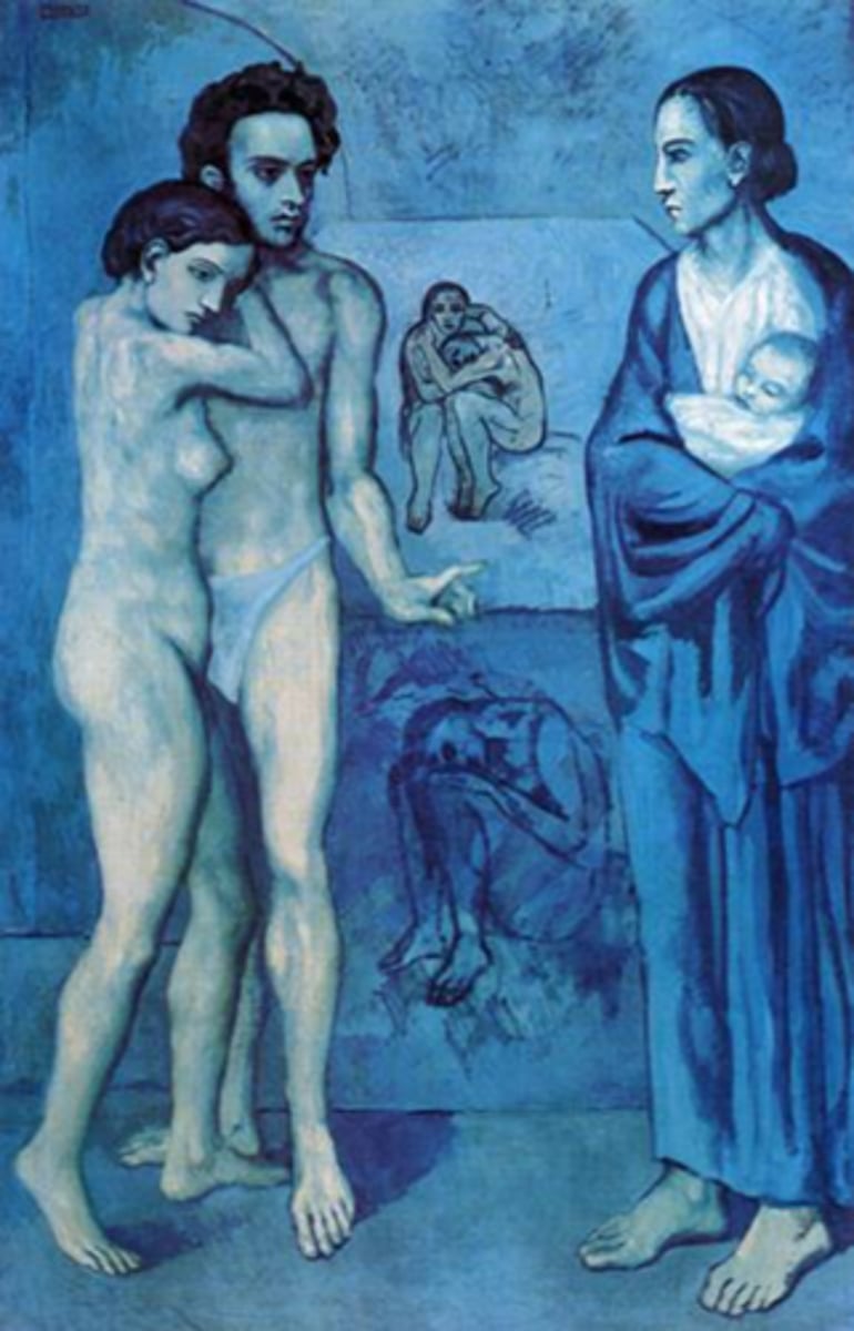<p>Pablo Picasso, 1903, oil o/canvas</p>