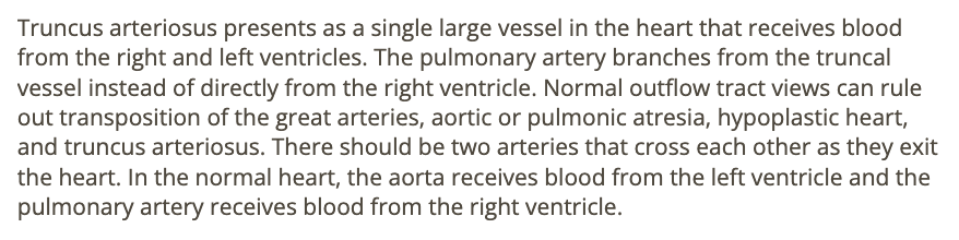 <p>a) truncus arteriosus</p>