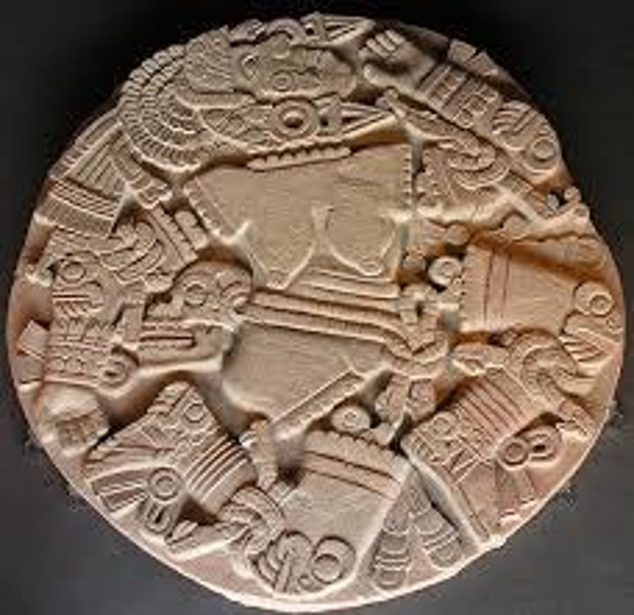 <p><b>Designation</b>: Mexico City, Mexico<br>- Museo del templo Mayor, Mexico City, mexico<br><br><b>Artist/Culture</b>: Aztec<br><br><b>Date of Creation</b>: ca. 1469 <br><br><b>Materials</b>: stone, diameter 10' 10"</p>