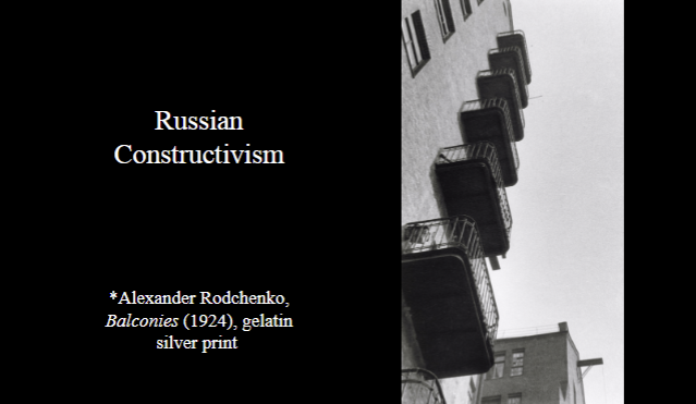 <p>Russian constructivism</p>