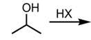 <p>Conversionofa2˚/3˚Alcohol to an alkyl halide via SN 1</p>