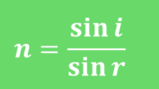 <p><span style="color: rgb(0, 0, 0);"><span>Label This Formula</span></span></p><p><span style="color: rgb(0, 0, 0);"><em><span>Refractive Index - Snells Law</span></em></span></p>