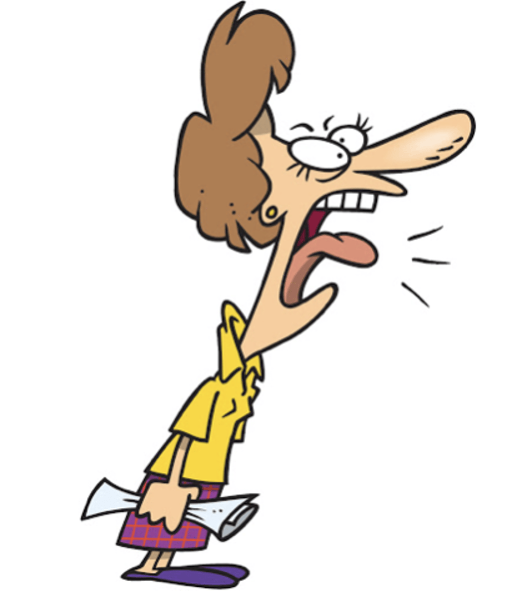 <p>to scream</p>
