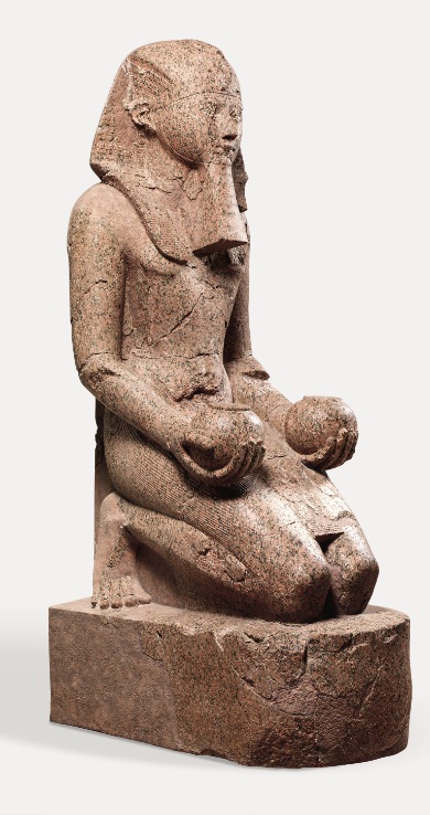 <p>Mortuary Temple of Queen Hatshepsut - Large Kneeling Statue of Hapshetsut</p>