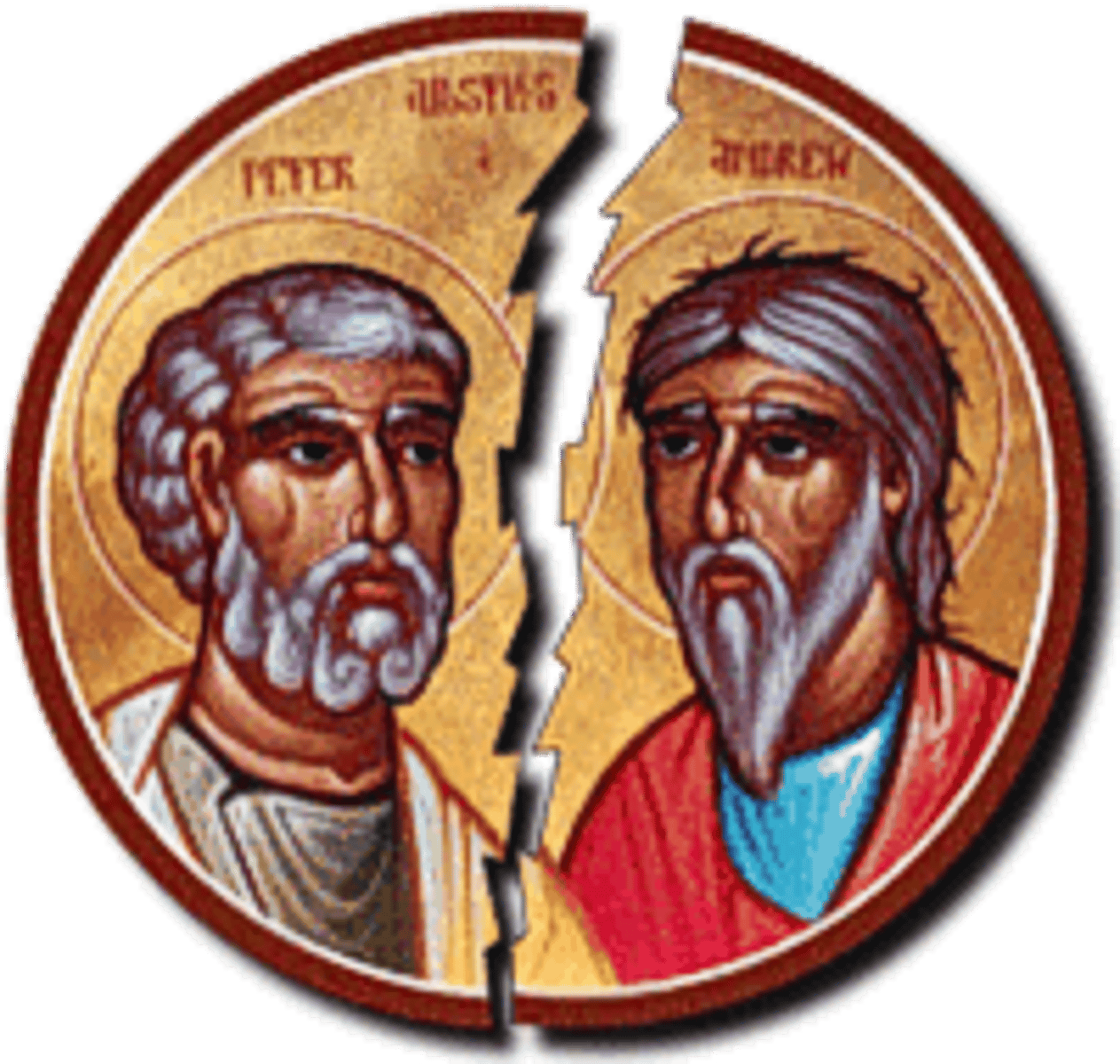 <p>The split between the Roman Catholic Church and the Eastern Orthodoxy in 1054 AD primarily over papal primacy.</p>