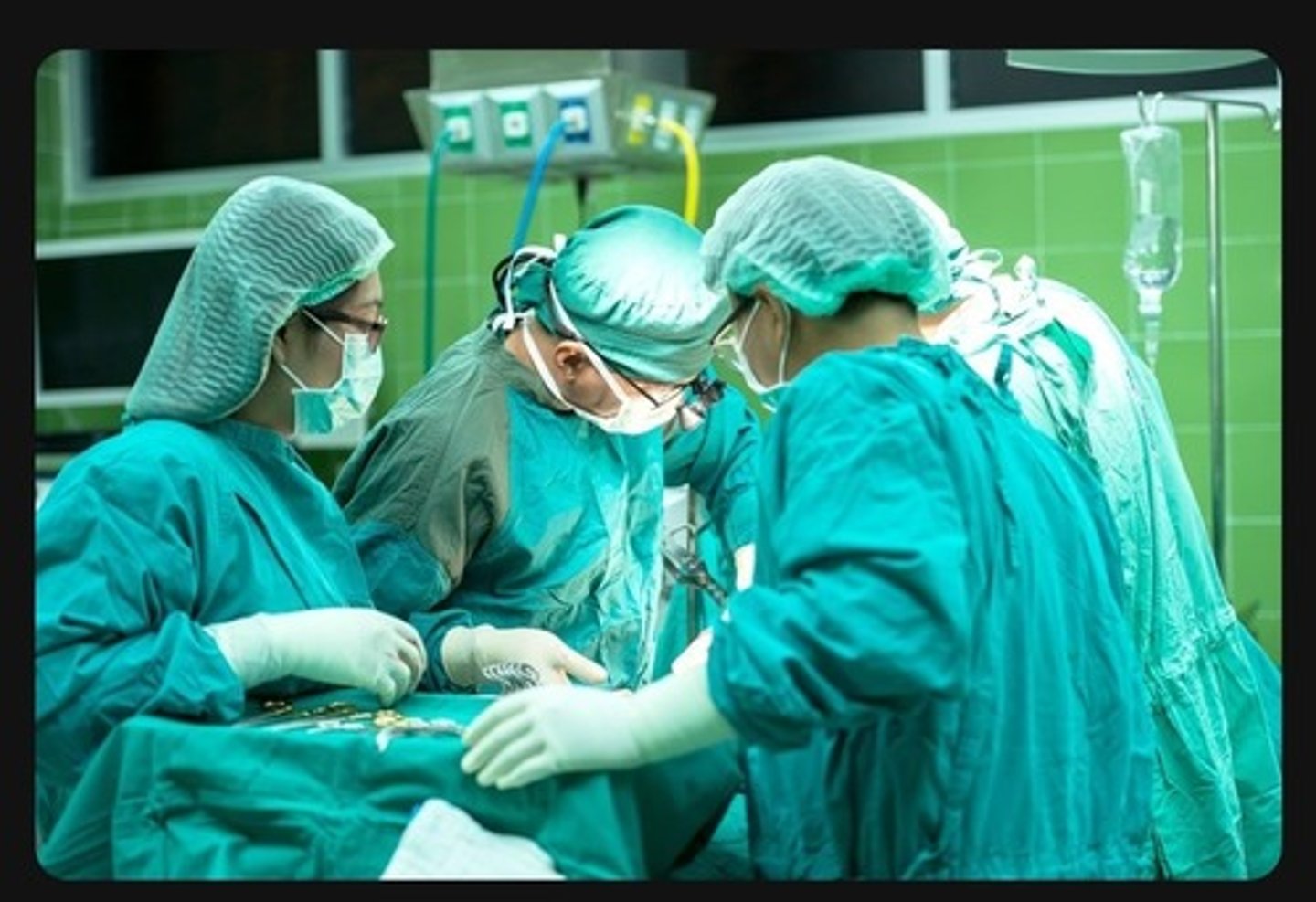 <p>A medical operation.</p>