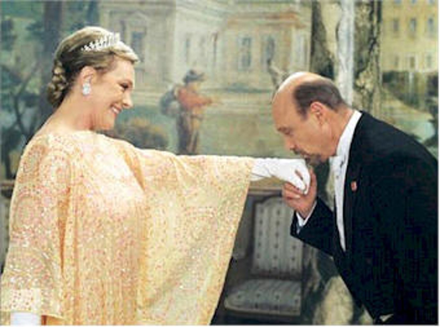 <p>showing respect</p>