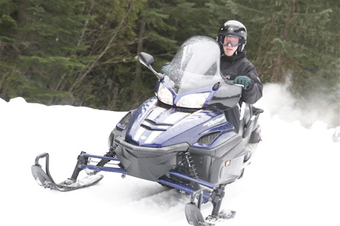 <p>to snowmobile</p>