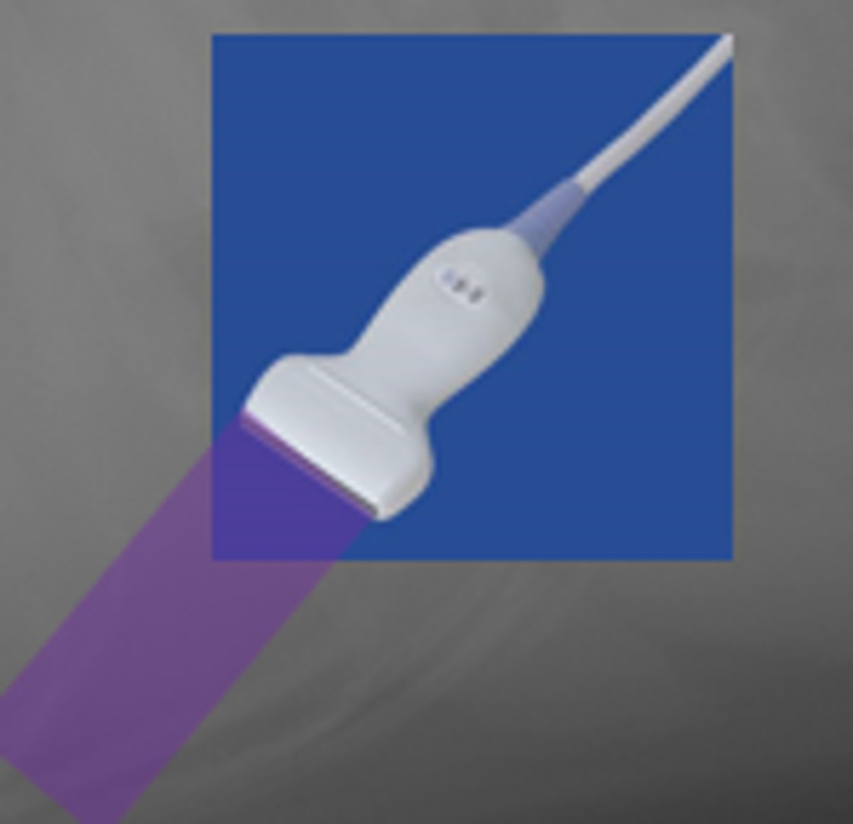 <p>Sound wave goes straight through in a line</p><p>- Field of view is as wide as the transducer itself</p>