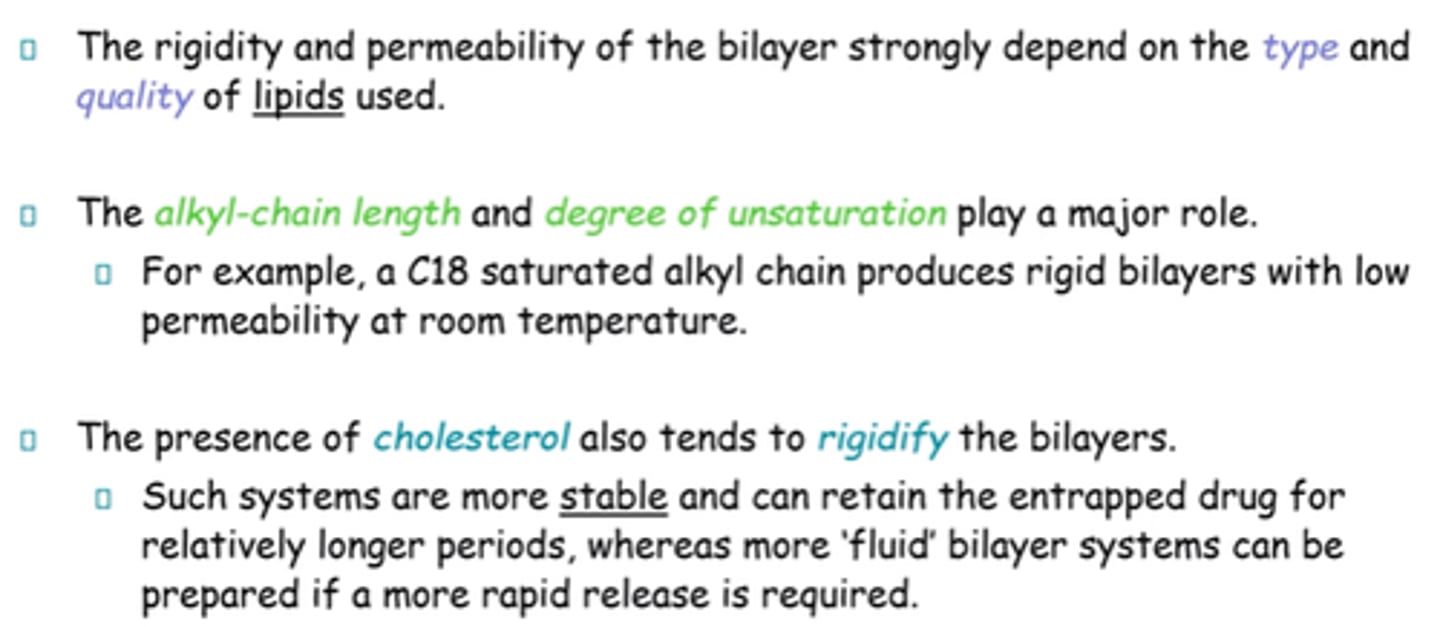 <p>Type and quality of lipids used.</p>