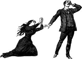 <p>Melodramatic ( adj ) </p>