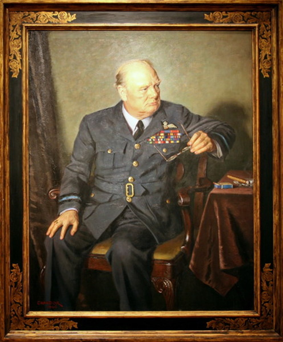 <p>Leader of British Empire against Hitler and the Germans, even when they were the last country left fighting.</p>