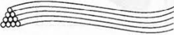 <p>filament fibres</p>