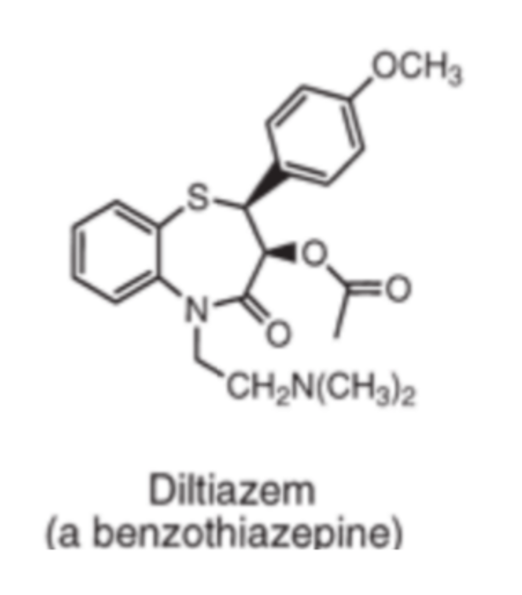 <p>- benzothiazepine</p>