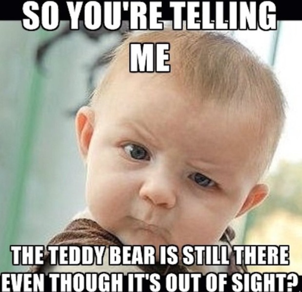 <p>the awareness that things continue to exist even when not perceived</p>