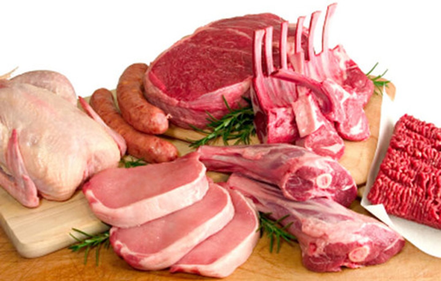<p>meat, flesh</p>
