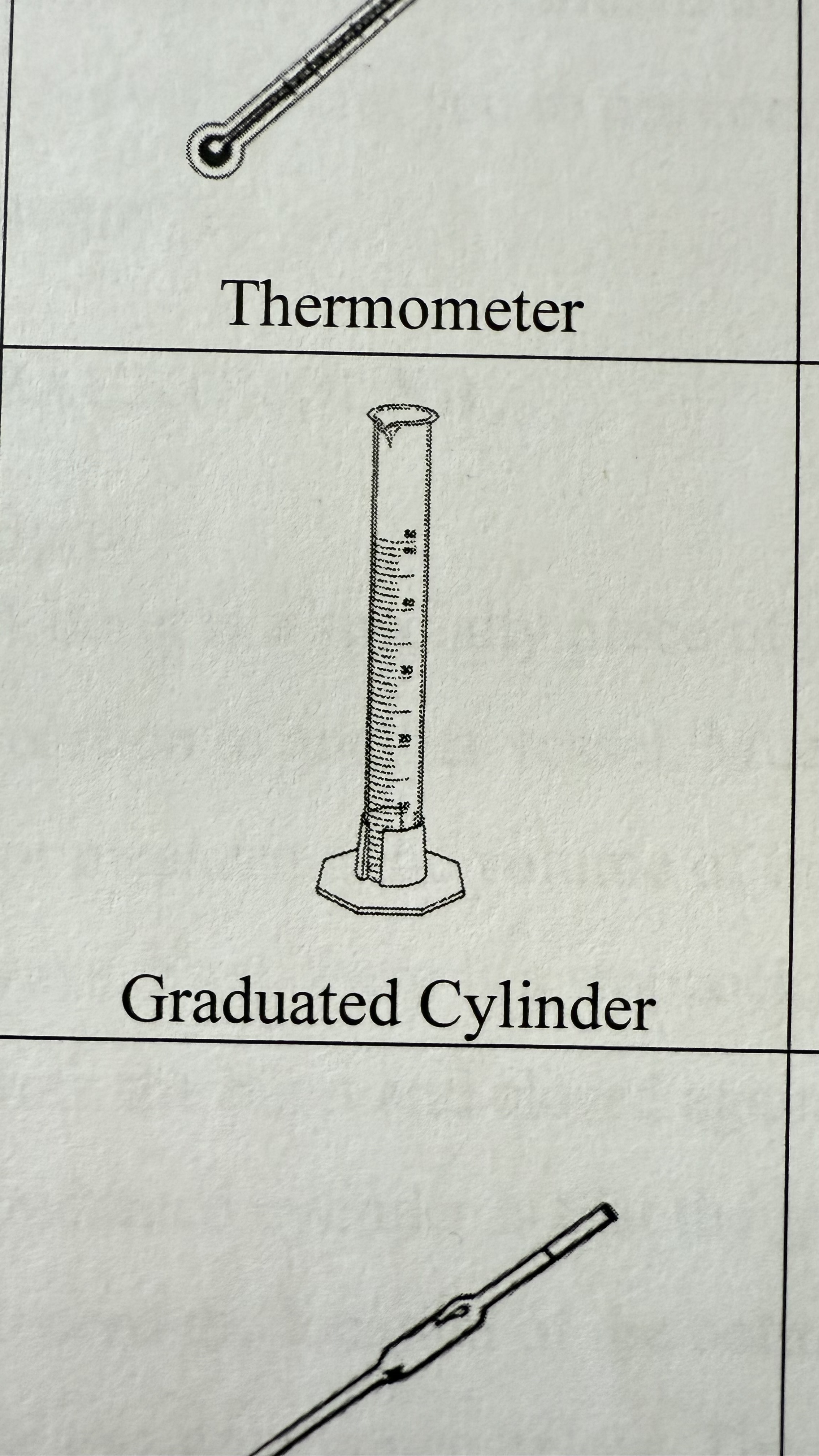 <p>Graduated Cylinder</p>