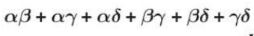 <p>if α,β,γ and δ<strong> </strong>are roots of the equation ax^4 + bx³ + cx² + dx + e = 0 what is </p><p></p>
