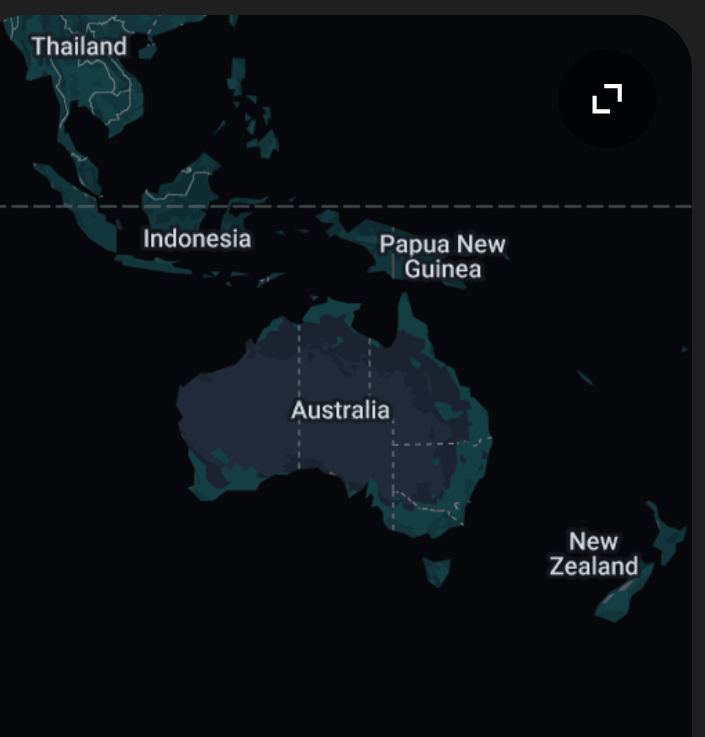 <p>Near Asia.Only continent that is a state</p>