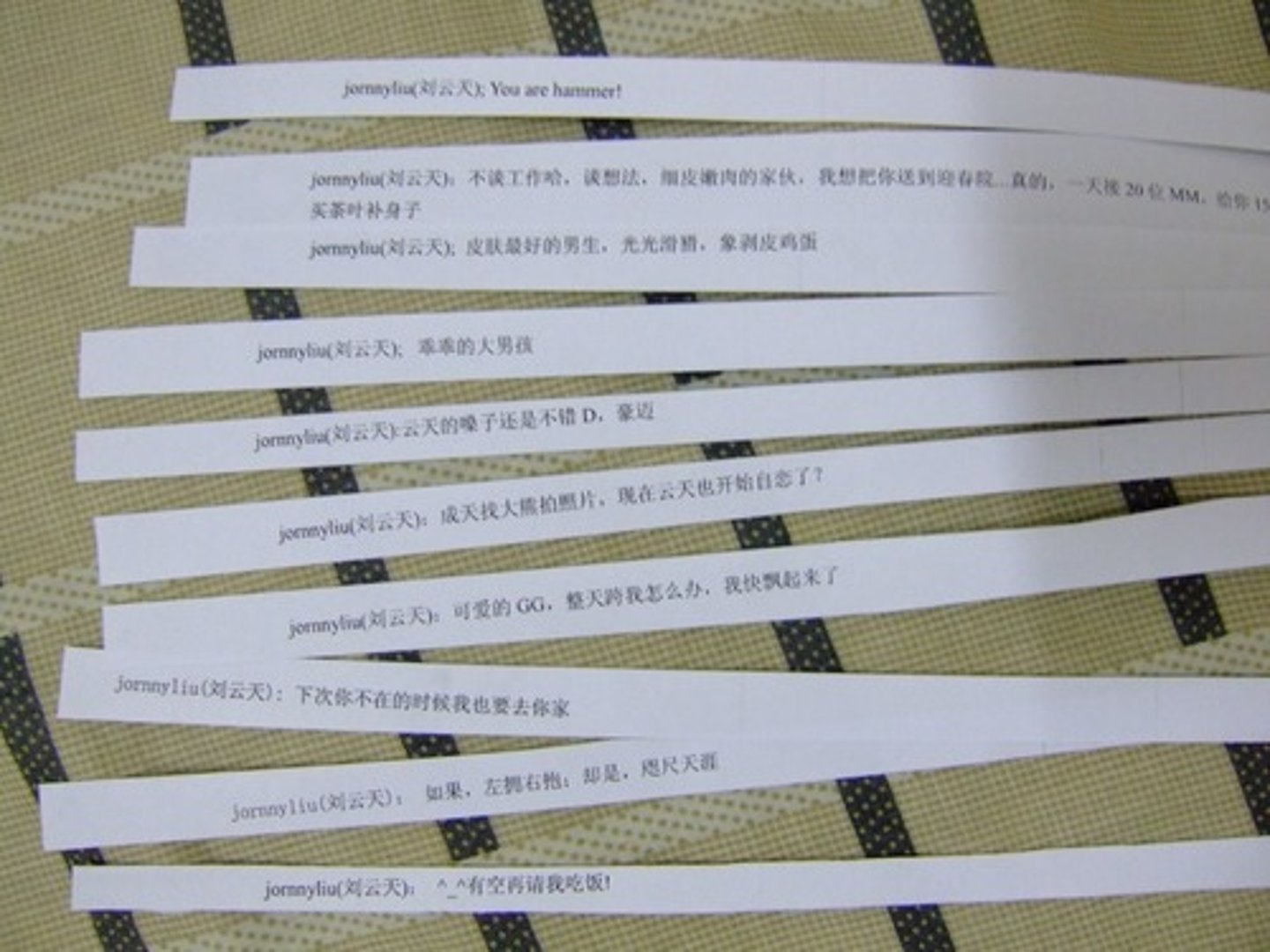 <p>measure word for pants and long, thin objects (tiáo)</p>