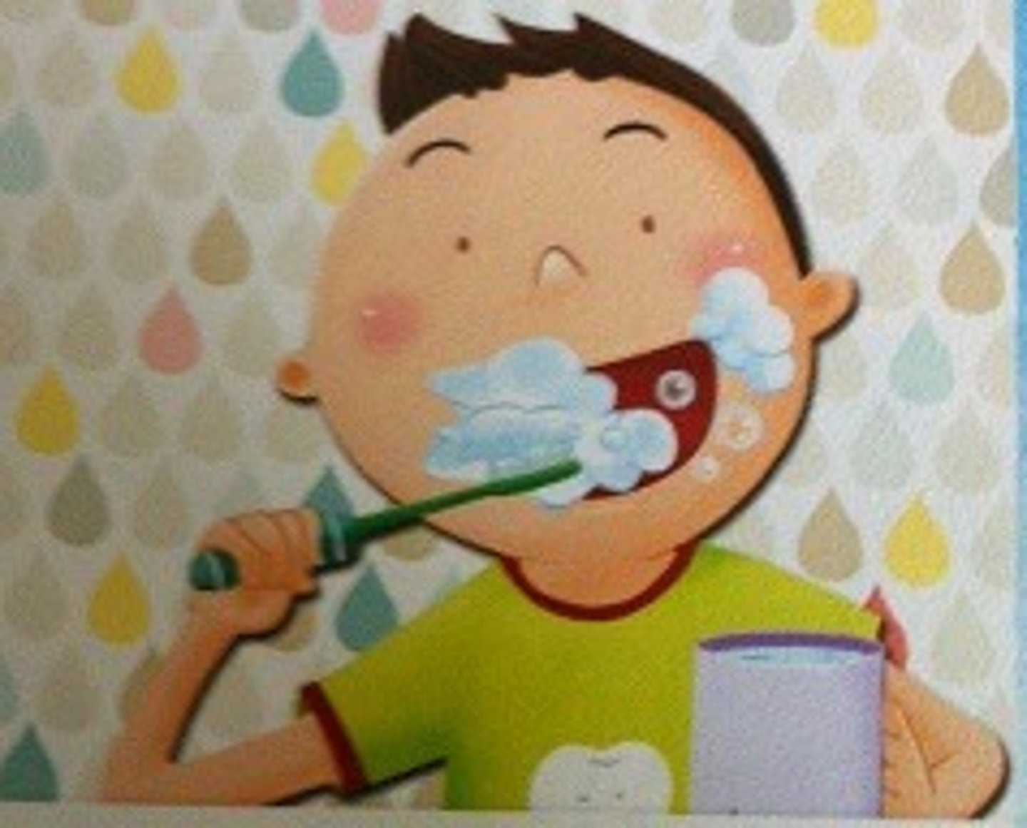 <p>lavarse los dientes</p>