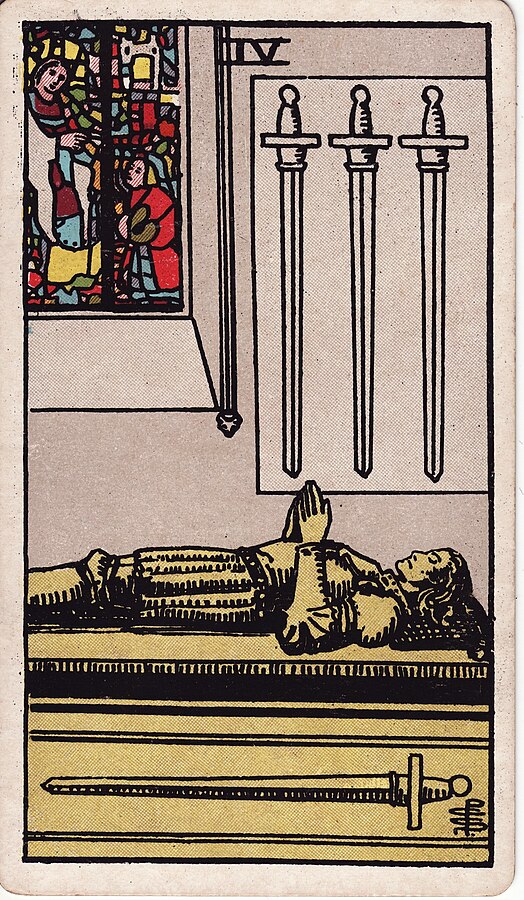 <p>Four of Swords</p>