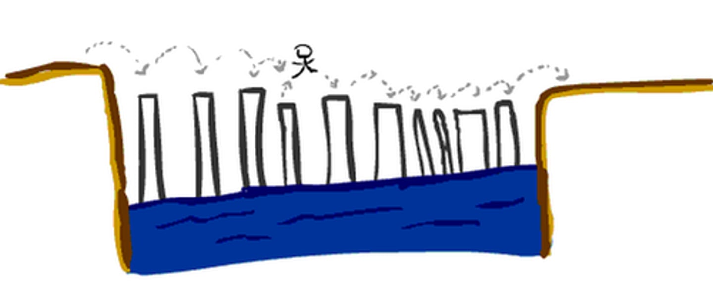 <p>random;with out purpose</p>