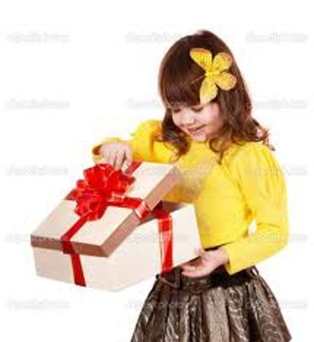 <p>to open gifts</p>