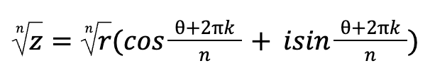 <p>there are n roots with k=0,1,2,… n-1</p><ul><li><p>multiple solutions</p></li></ul><p></p>