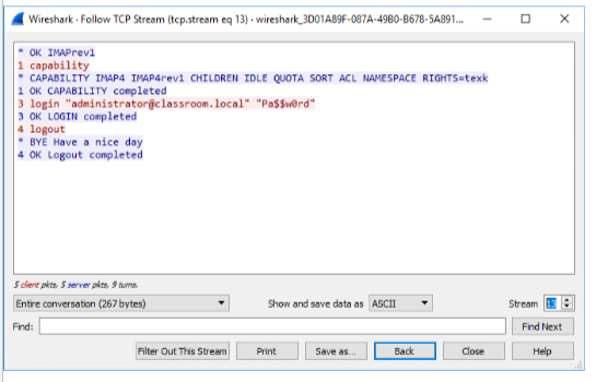 <ul><li><p><span>Passwords or password hashes can be captured by obtaining a password file or by sniffing the network. If the protocol uses cleartext credentials, then the threat actor can simply read the cleartext password from the captured frames.</span></p></li><li><p>Password capture</p><ul><li><p>Plaintext storage and transmission</p></li><li><p>Password hashes</p></li></ul></li><li><p>Password hash cracking</p><ul><li><p>Dictionary</p></li><li><p>Brute force</p><ul><li><p><span>The software tries to match the hash against one of every possible combination it could be. If the password is short (under eight characters) and non-complex (using only letters, for instance), a password might be cracked in minutes. Longer and more complex passwords increase the amount of time the attack takes to run.</span></p></li></ul></li></ul></li><li><p>Protecting password hashes</p><ul><li><p>A threat actor might obtain password hashes from a protocol such as SMB with no encryption configured. </p></li><li><p>The risks posed by cracking software mean that it is more secure to use end-to-end encryption, such as IPSec or Transport Layer Security (TLS).</p></li><li><p>This means that all payload data is encrypted, and a network sniffer cannot even recover the password hashes.</p></li></ul></li></ul>