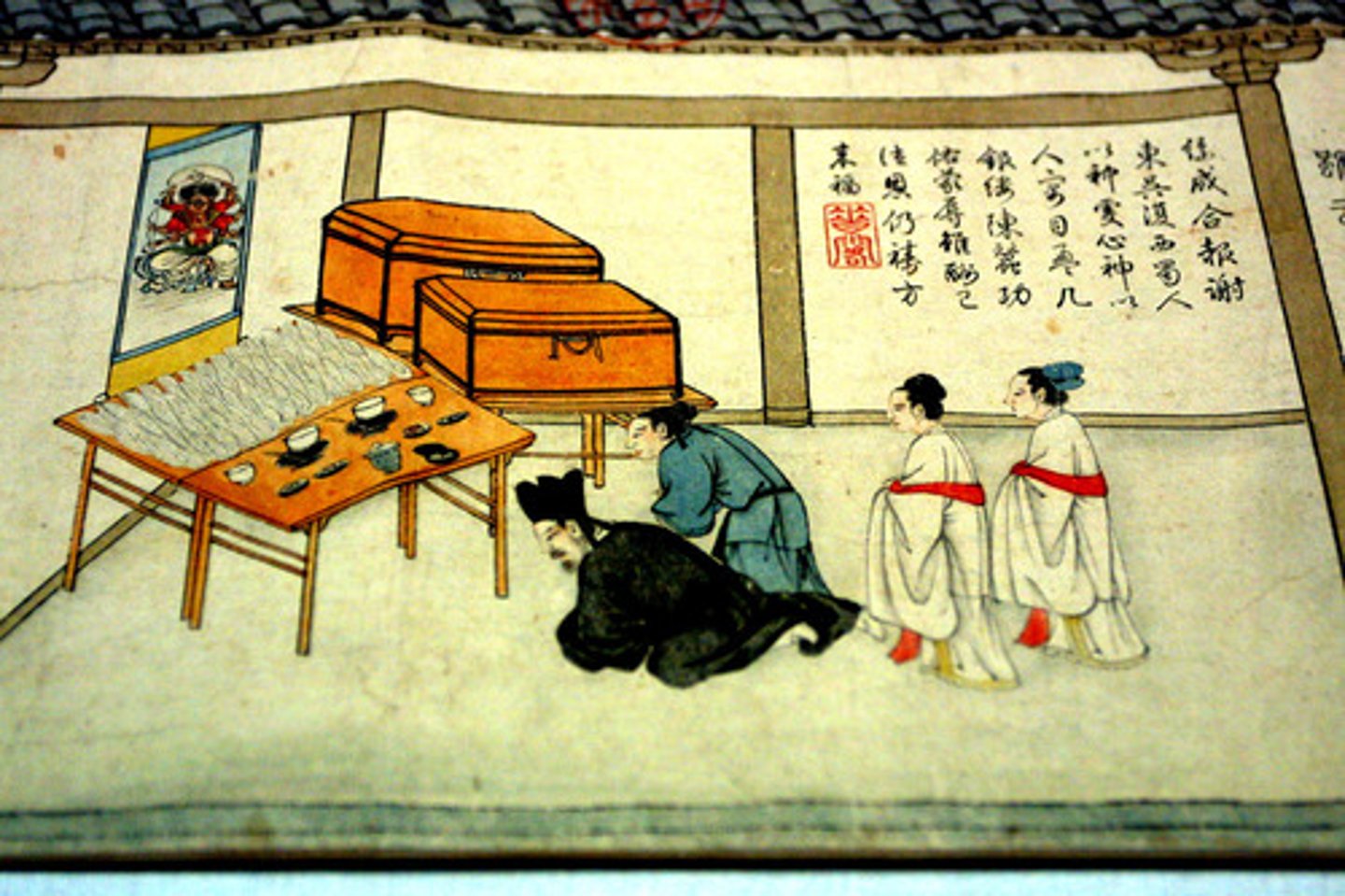 <p>(n) tổ tiên</p>