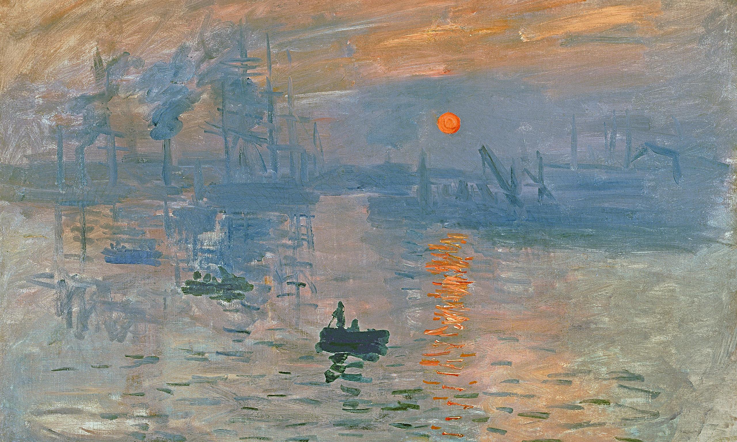 <p>When: 1872 (19th century Modernism) Where: France Who: Claude Monet Extra Facts: impressionism /En-Plain Air</p>