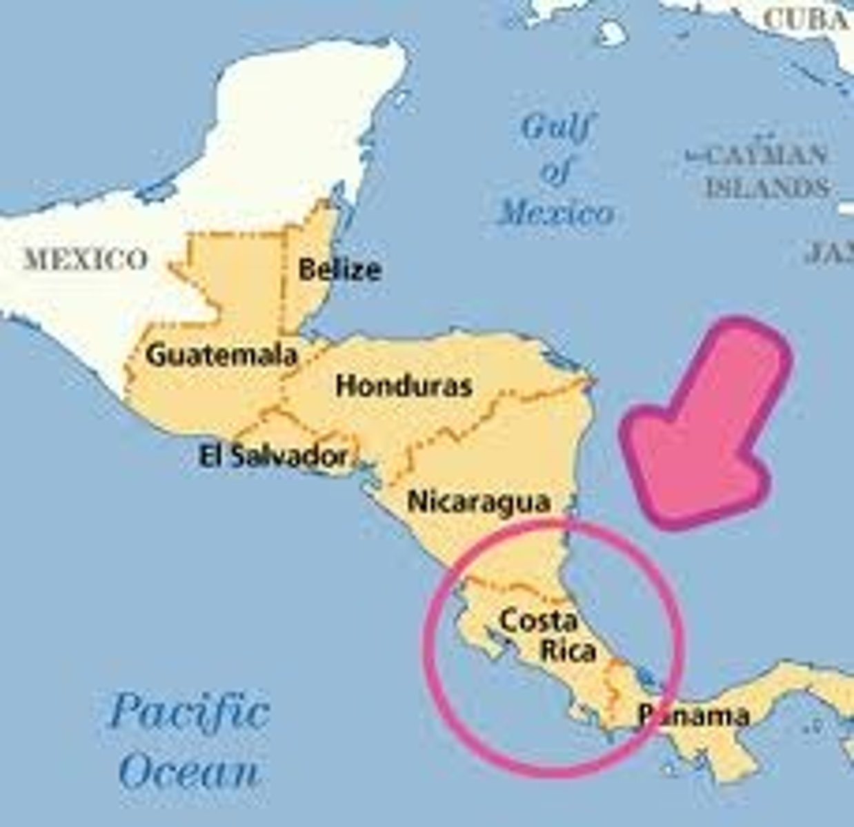 <p>un país en centroamérica con 20 parques nacionales, 8 reservas biológicas y una serie de áreas protegidas</p>