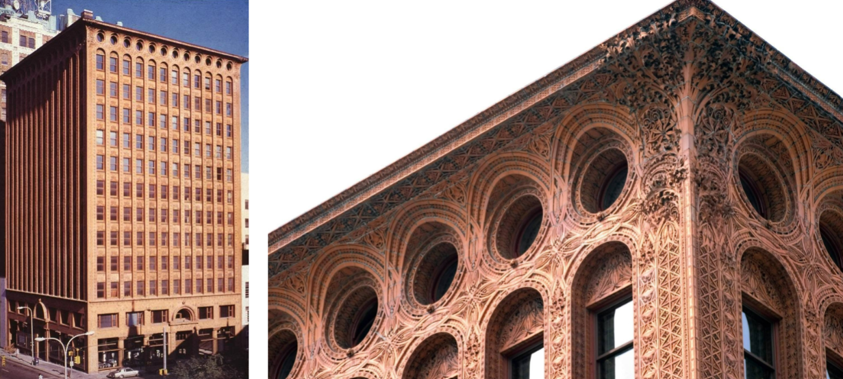 <p><span>Guaranty Building, Adler &amp; Sullivan (Buffalo, NY, 1896)</span></p>
