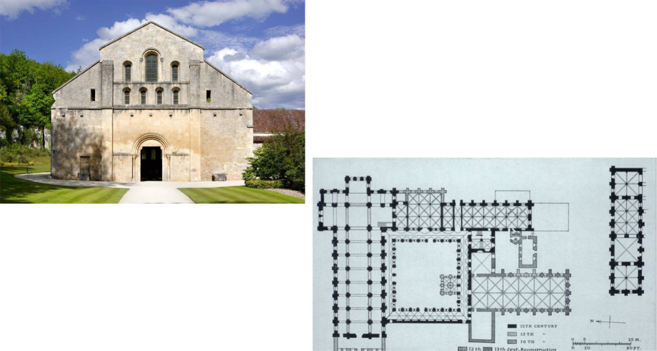 <p><span><span>Abbey church, Fontenay, 1139-1147</span></span></p>