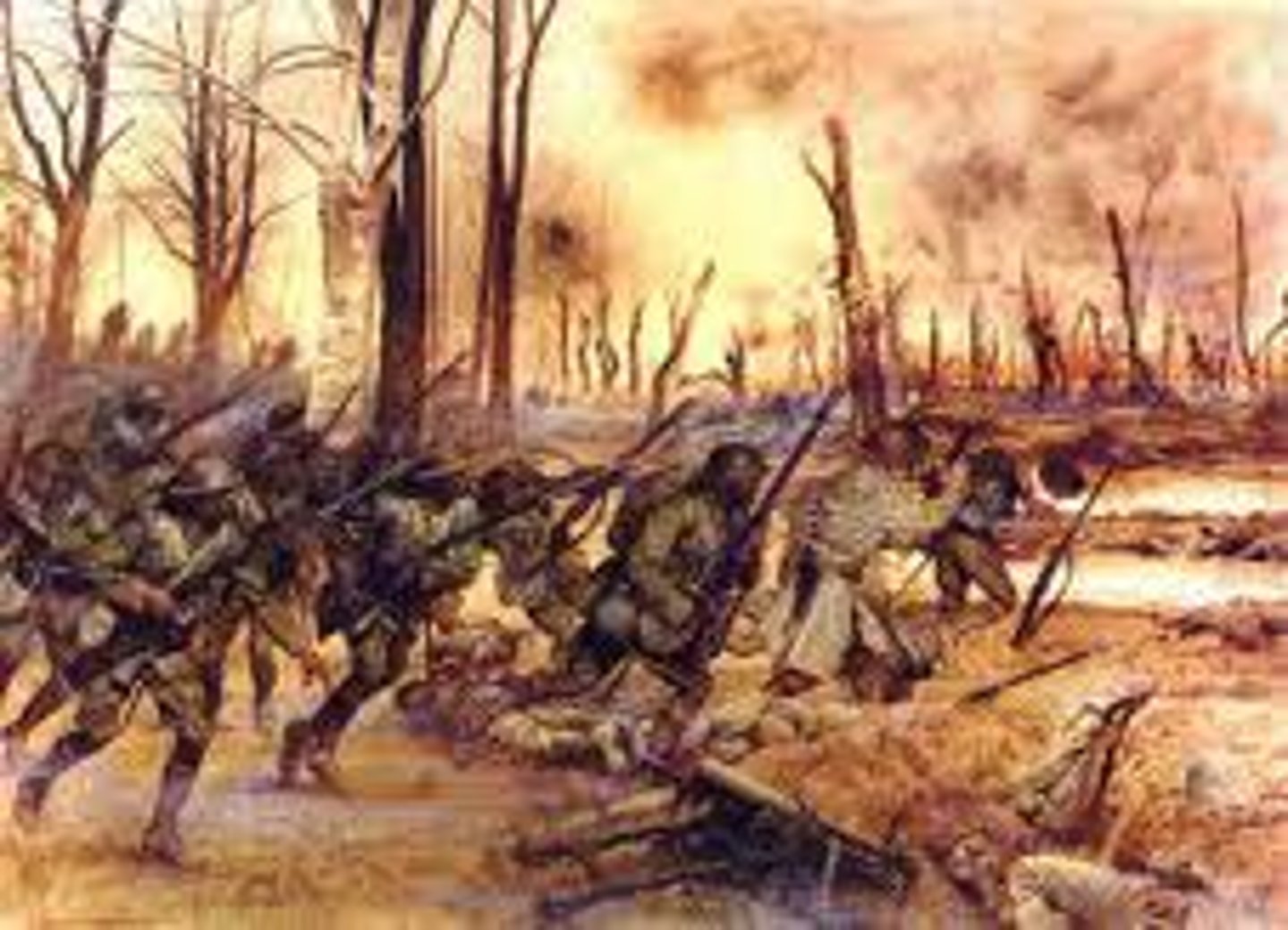 <p>Also called the Battle of the Argonne Forest, was a part of the final Allied offensive of World War I that stretched along the entire western front. The whole offensive was planned by Marshall Ferdinand Foch to breach the Hindenburg line and ultimately force the opposing German forces to surrender</p>