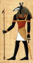 Appearance: Head of unknown animal

Role: Lord of desert, god of disorder and storms