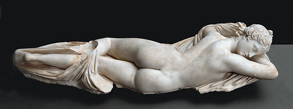 <p>Sleeping Hermaphrodite, Greek, c. 200-150 BCE</p>