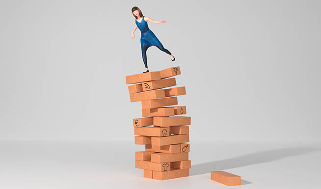 <p><span style="background-color: transparent;"><span>precariedad, situación inestable</span></span></p>