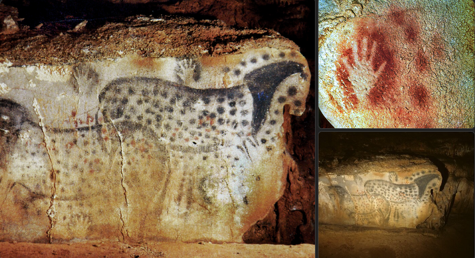 <p><span style="background-color: transparent;">Spotted Horses and Human Hands, Peche-Merle, Dordogne, France, 25,000</span></p>