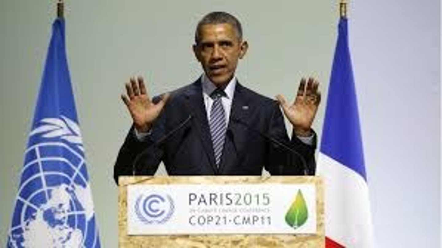 <p>The main international agreement on global warming signed in 2015. Calls for keeping a global temperature rise this century well below 2 degrees Celsius above preindustrial levels. Nearly all countries of the world are participants.</p>