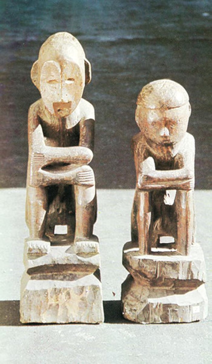 <p>ANTHROPOMORPHIC STATUES used during agricultural and healing ceremonies.</p>